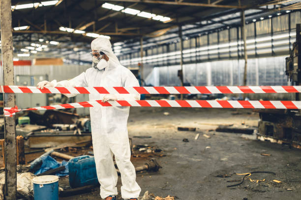 Professional Drug Lab Cleanup technician working in Hooper, UT